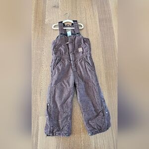 Berne Softstone Kids Brown Insulated Overalls